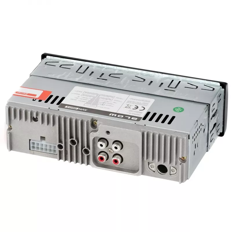 Auto radio BLOW AVH-8624 — FM RDS, 45 W RMS, Bluetooth, USB, MicroSD, AUX, LCD displejs, tālvadības pults, melns