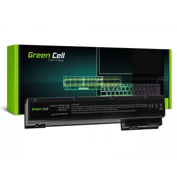Baterija zaļa Cell HP56 priekš HP EliteBook 8560w 8570w 8760w 8770w, Li‑Ion 4400 mAh, melna