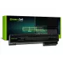 Baterija zaļa Cell HP56 priekš HP EliteBook 8560w 8570w 8760w 8770w, Li‑Ion 4400 mAh, melna