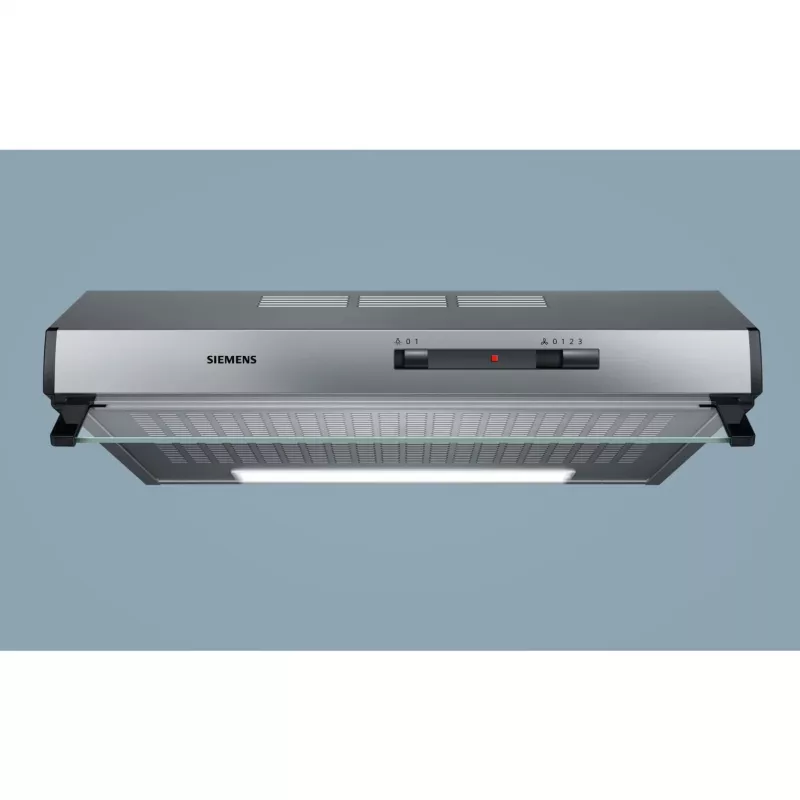 Siemens iQ100 LU62LFA51 tvaika nosūcējs, sintētiskais filtrs, trokšņa līmenis: E
