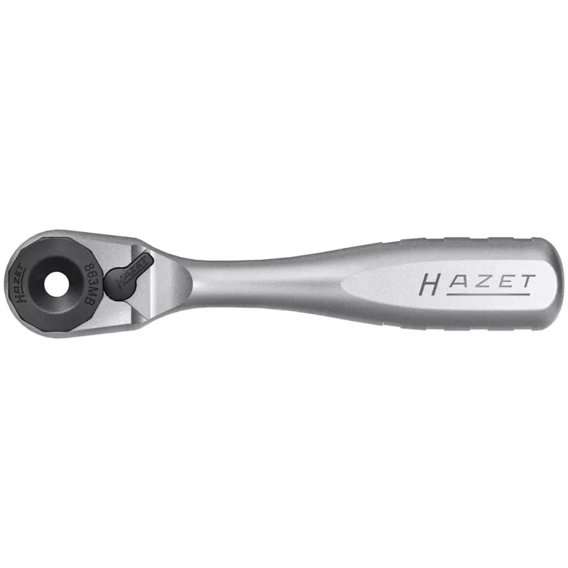 Uzgriežņu sprūdrats 1/4 collas Hazet 863MB, 6,3 mm kvadrātveida piedziņa, 90 mm garums
