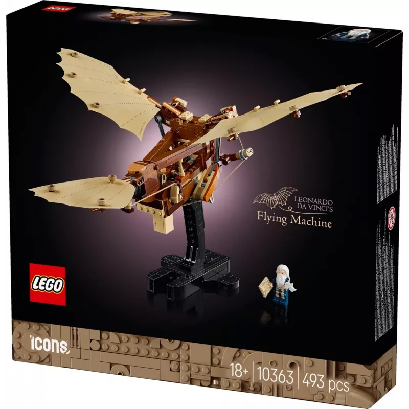 LEGO ICONS 10363 Leonardo da Vinči lidojošā mašīna
