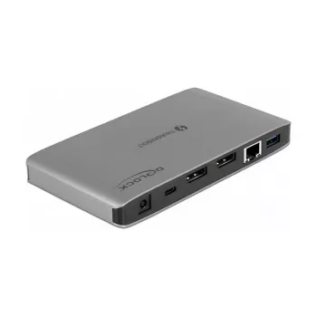 Dokstacija DeLOCK Thunderbolt 3 8K Dual DisplayPort USB LAN SD Audio PD 3.0
