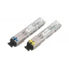 Extralink SFP 1.25G WDM moduļu pāris 1310/1550nm vienmoda 3km SC DOM priekš HP/Aruba