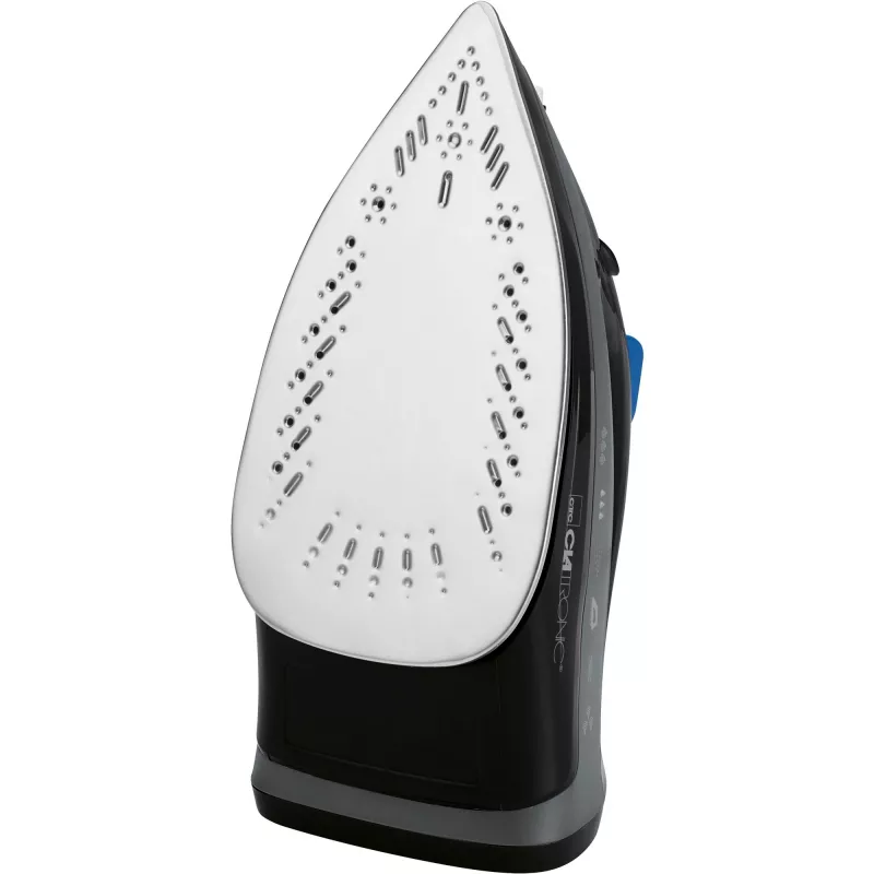 Gludeklis CLATRONIC DB 3703 — Sausais un tvaika gludeklis, nerūsējošā tērauda zole, 1800 W, melns/pelēks