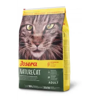 Sausā kaķu barība JOSERA NatureCat Adult Poultry & Salmon 2 kg, bez graudiem, 33% olbaltumvielu, 20% tauku