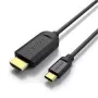 HDMI–USB-C kabelis Vention CGUBF 1 m — HDMI (vīrišķais)–USB-C (vīrišķais) video/dati