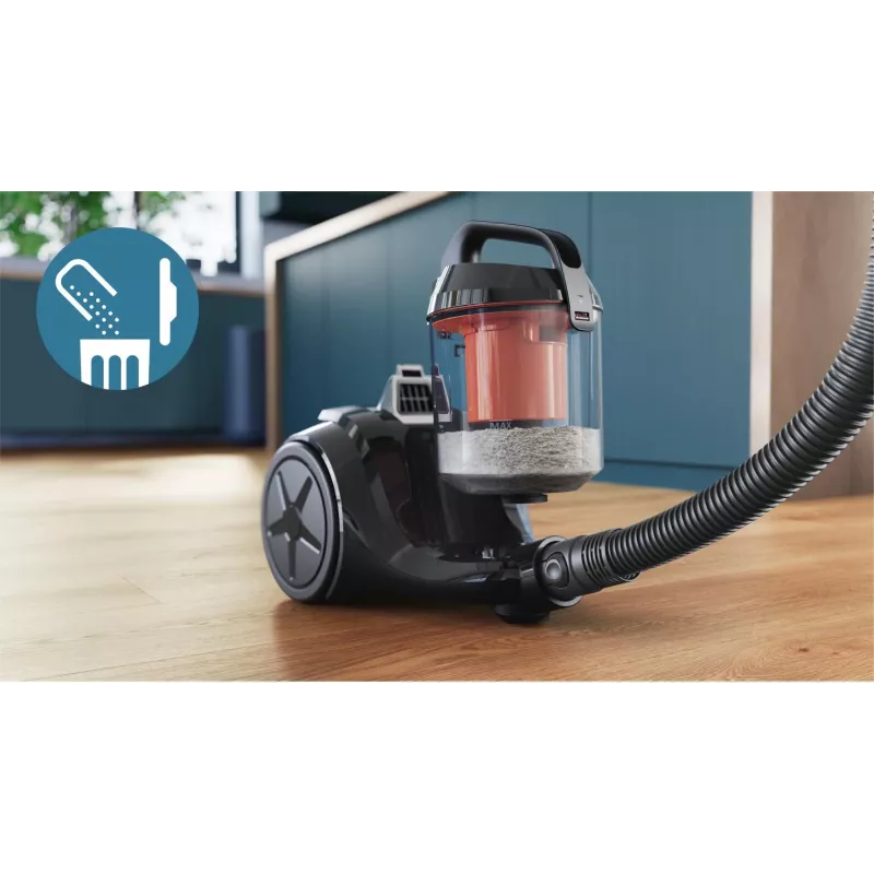 Philips 1000 sērijas XB1142/10 putekļsūcējs 1,3 L cilindra putekļsūcējs Sausā tīrīšana 800 W Bez putekļu maisa