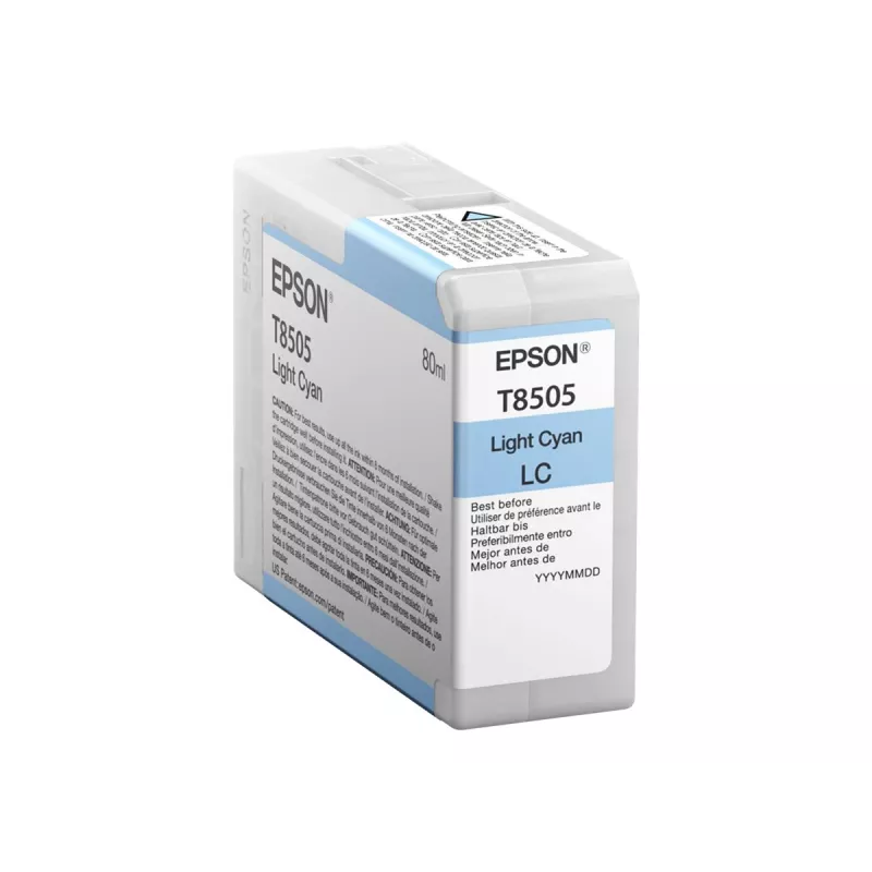 Epson Singlepack Light ciāna T850500, Gaiši ciāna, Pigmenta bāzes tinte, 80 ml, 1 gab.