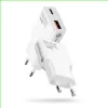 Universāls USB sienas lādētājs everActive SC-380Q Super plāns QC 3.0 — Quick Charge 3.0, kompakts dizains