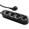 Strāvas sadalītājs Shelly Plug & Play PS4 Gen4 — 4 rozetes, 12A katrai rozetei
