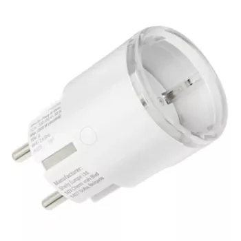 Viedā kontaktligzda Shelly Plug S Gen3 — „Wi‑Fi“ viedā kontaktligzda ar enerģijas uzraudzību, F tips, 110–230 V, 2500 W, balta