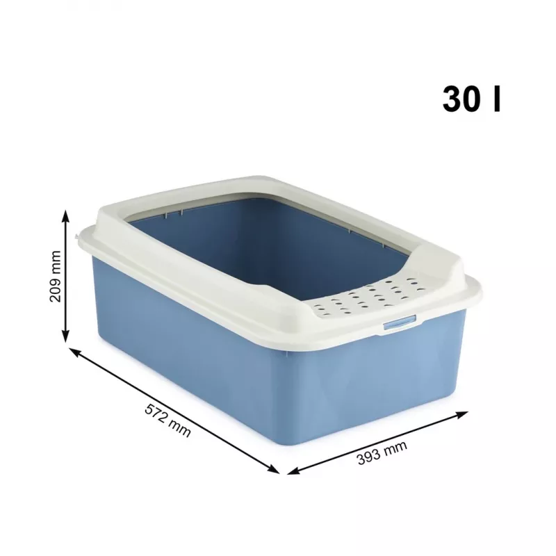 ROTHO Bonnie Eco Blue - kaķu tualetes kaste