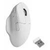 Bezvadu piemērota abām rokām optiskā pele Keychron M7-A24 30000 DPI RF Bluetooth USB-C balta