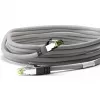 Goobay CAT 8.1 Patch vads, S/FTP (PiMF), Pelēks, 0,5 m - LSZH halogēnus nesaturošs, varš AWG 24 (55135)