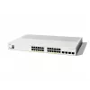 Cisco Catalyst 1300-24P-4G pārvaldāmais slēdzis, 24 porti GE, PoE, 4x1GE SFP, ierobežota mūža aizsardzība (C1300-24P-4G)