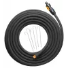 Dārza šļūtene Fiskars 1025935 — gumijas, 15 m, virszemes, UV izturīga, melna, 39 mm Ø