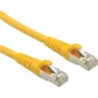 Tīkla kabelis ROLINE CAT.6a S/FTP dzeltens 20 m