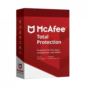 McAfee Total Protection - 5 ierīcēm / 2 gadi, globāla