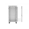 Rack cabinet LANBERG FF01-6822-12SL 22U freestanding rack, 1233×600×800 mm, IP20, 1200 kg