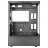 PC korpuss TACENS Mars Gaming MC-XO Midi Tower Melns — ATX/Micro-ATX/Mini-ITX, barošanas bloks apakšā, 1×120 mm aizmugurējais ventilators, atbalsta līdz 328 mm GPU