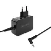 Maiņstrāvas barošanas adapteris QOLTEC 51033 klēpjdatoriem, 45 W, 19,5 V, 2,31 A, 220–240 V, iekštelpām, melns, 1,7 m kabelis