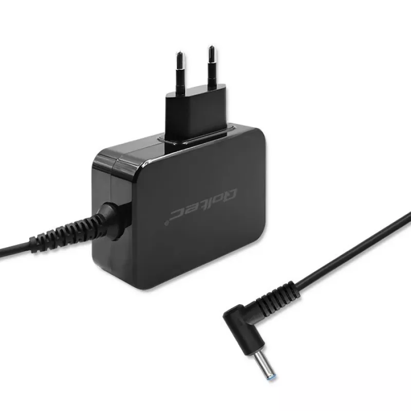 Maiņstrāvas barošanas adapteris QOLTEC 51033 klēpjdatoriem, 45 W, 19,5 V, 2,31 A, 220–240 V, iekštelpām, melns, 1,7 m kabelis