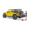 Jeep rotaļlieta BRUDER 02543 kalnu velosipēda un riteņbraucēja tēmai, ABS, daudzkrāsaina, no 4 gadu vecuma
