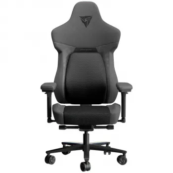 Spēļu krēsls Thunder X3 TEGC-2068101.11 — sieta apdare, ergonomisks dizains, melns
