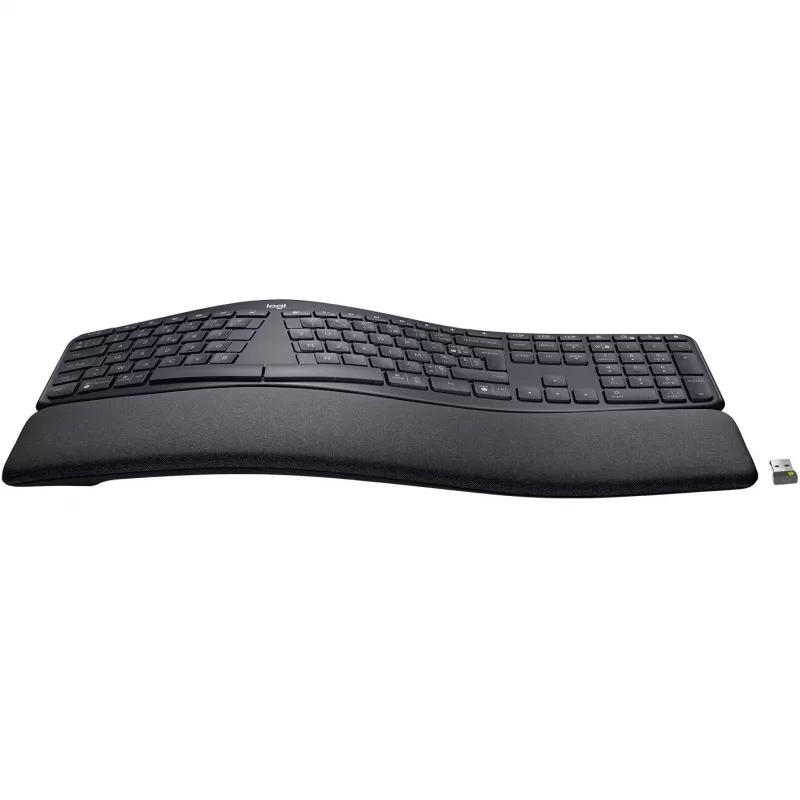Logitech ERGO K860 for Business pilna izmēra bezvadu tastatūra AZERTY