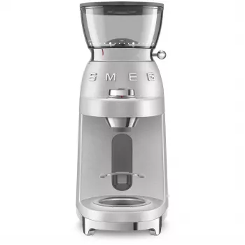 SMEG Coffee Grinder 50s Style CGF02SSEU *Sudraba*