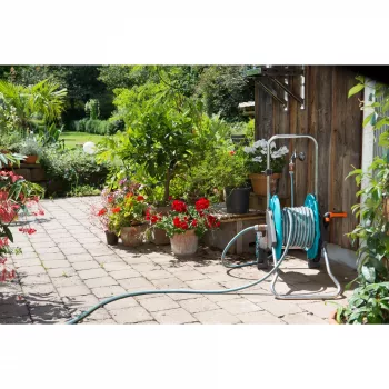 Dārza šļūtene Gardena 18011-20 1,5 m Virszemes PVC Zila Pelēka Oranža