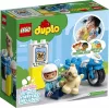 Rotaļu motocikla komplekts LEGO Duplo Policija 10967 ar kustīgiem riteņiem un policista figūru