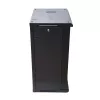 Pie sienas stiprināms statīvs Extralink Rackmount skapis 18U 600x600 Melns ar atslēgas slēdzeni