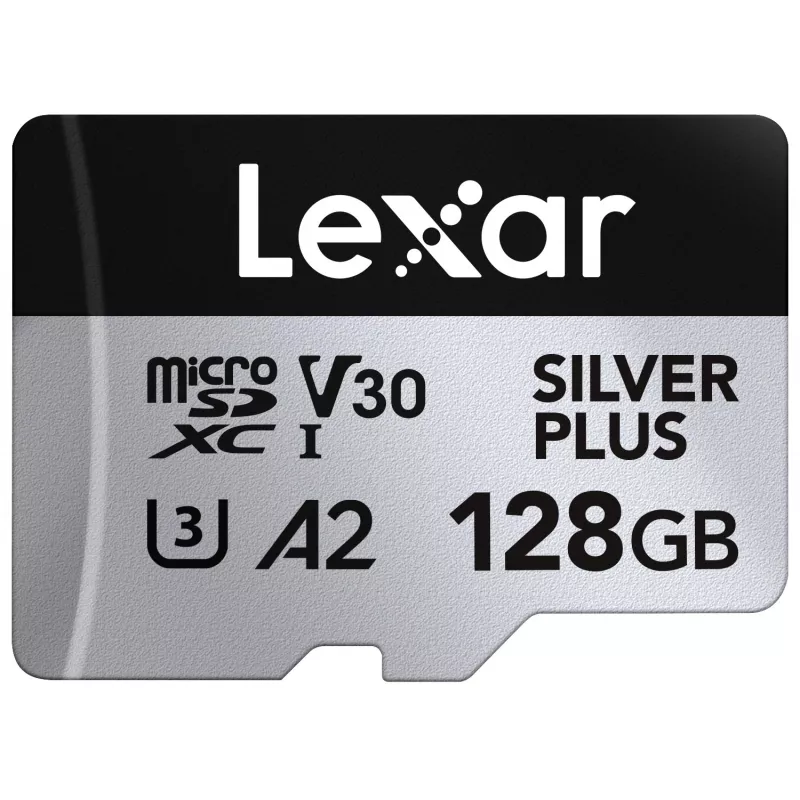 Flash atmiņa Lexar 128GB UHS-I MicroSDXC Professional SILVER PLUS