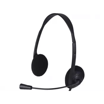 Advanced Accessories USB austiņas ar mikrofonu - melnas