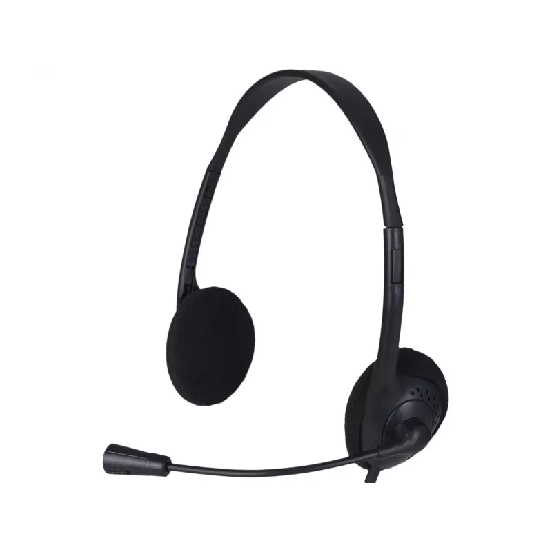 Advanced Accessories USB austiņas ar mikrofonu - melnas