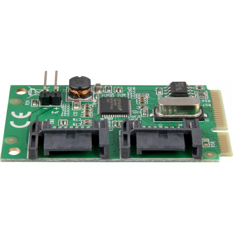 Delock Mini PCIe I/O PCIe pilna izmēra 2 x SATA 6 Gb/s (95233)