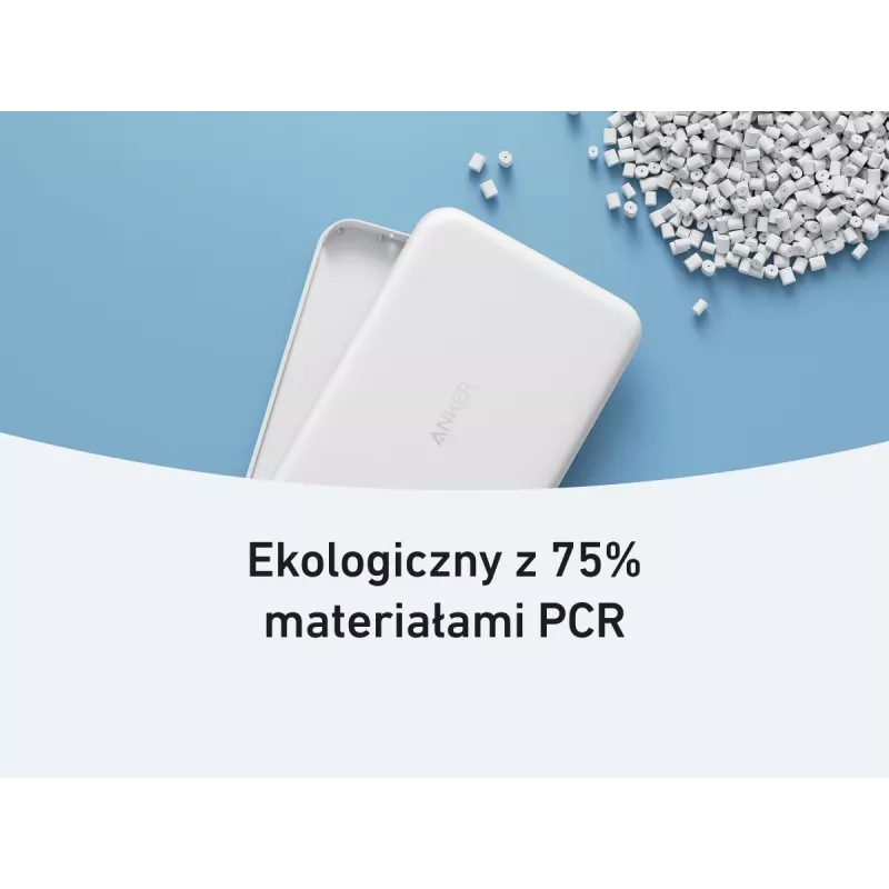 Anker MagGo Power Bank 10K Magnetic Wireless White, Balts