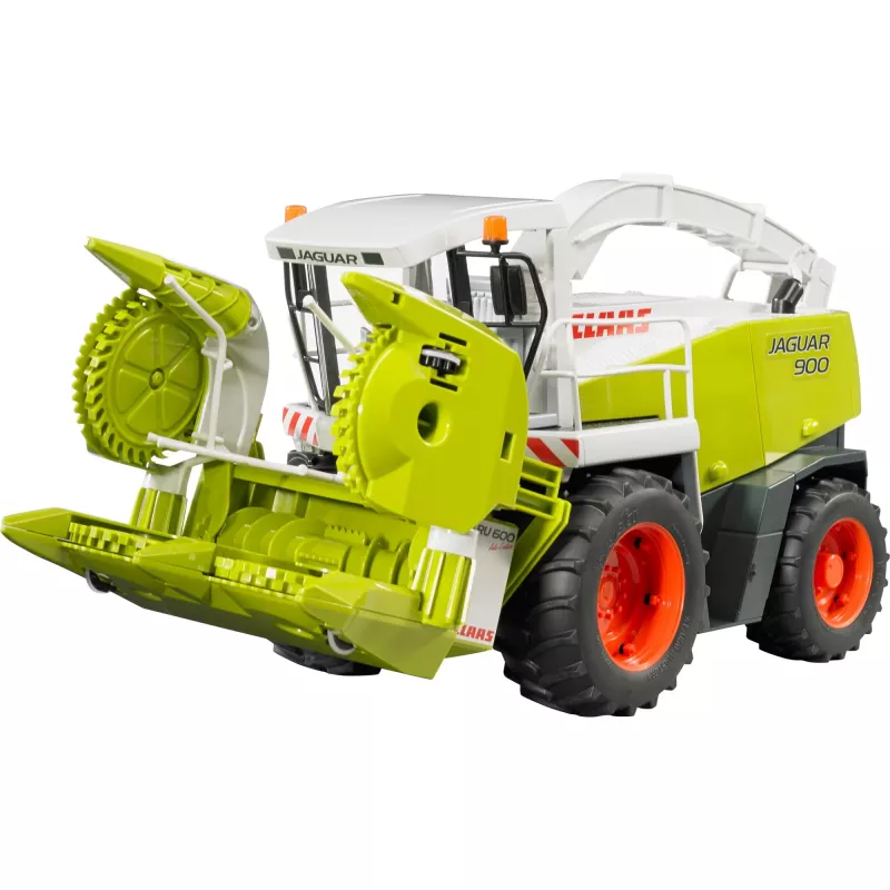 Rotaļu lopbarības novākšanas kombains BRUDER Claas Jaguar 900, plastmasa, ieteicamais vecums 4+