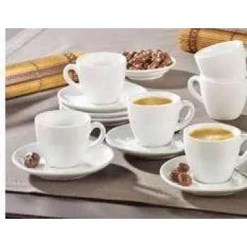 Esmeyer espresso tasīšu komplekts 6 gab., modelis 433-214, porcelāna demitasse krūzītes espresso