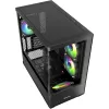 Datora korpuss Sharkoon Elite Shark CM100 Tower Micro-ATX, bez PSU, melns