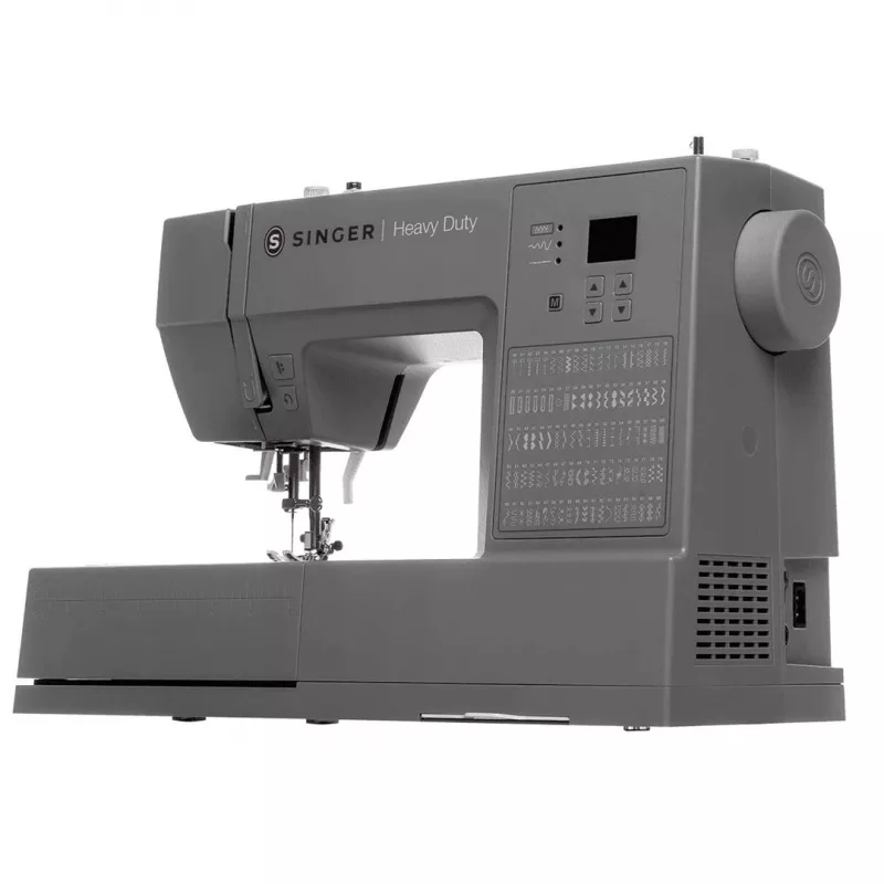 SINGER automātiskā šujmašīna HD6605 — elektriskā, 1 soļa pogcaurums, brīvroka, pelēka, 6 kg