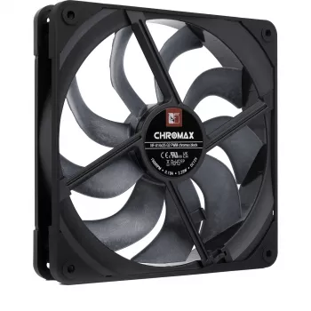 Noctua NF-A14x25 G2 PWM chromax.Melns 140 mm korpusa ventilators