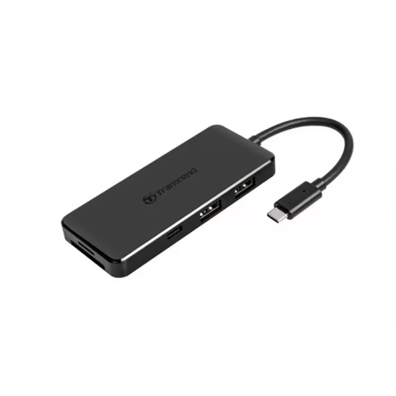 Transcend HUB5C USB 3.2 Gen 2 (3.1 Gen 2) Type-C melns