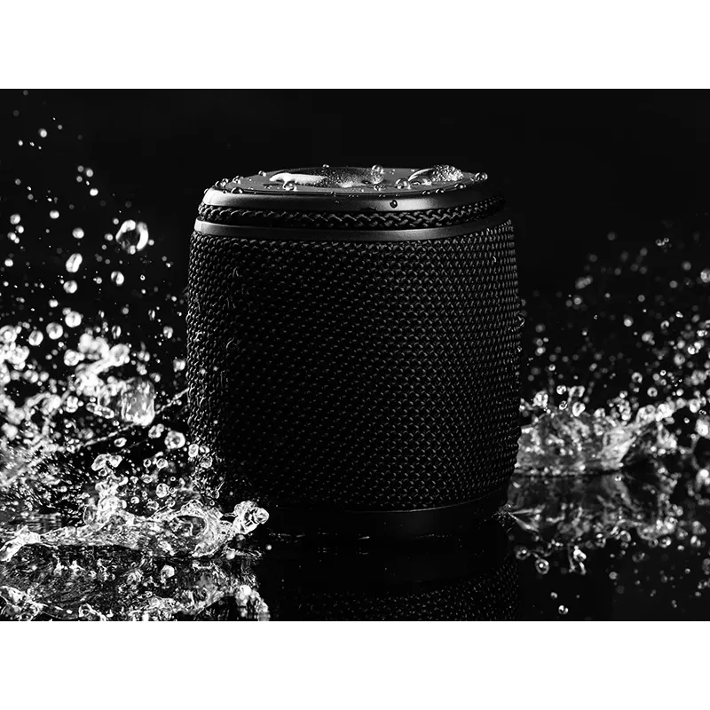 Pārnēsājams stereo skaļrunis TRACER Splash S (Bluetooth 5.1, 5 W RMS, IPX5, 6 h akumulators) Melns