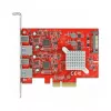 Paplašināšanas karte DeLOCK PCI Express x4 uz USB 10 Gb/s 2x Type-A 2x Type-C