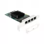 DeLOCK PCI Express x1 karte uz 4 x RJ45 Gigabit LAN BCM