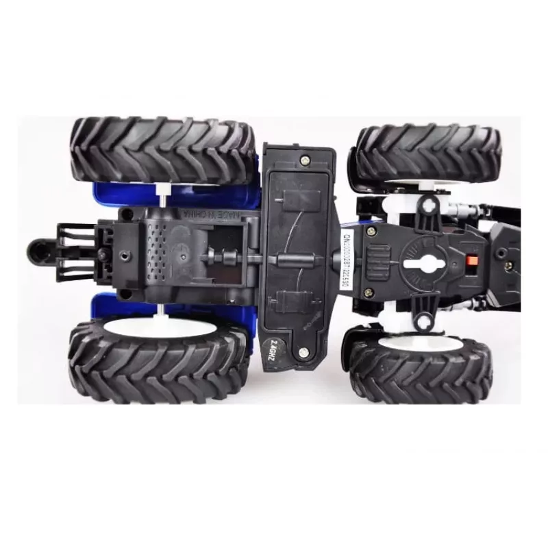 Amewi rotaļlietu traktors ar sniega šķūrēju, elektriskais dzinējs 1:24