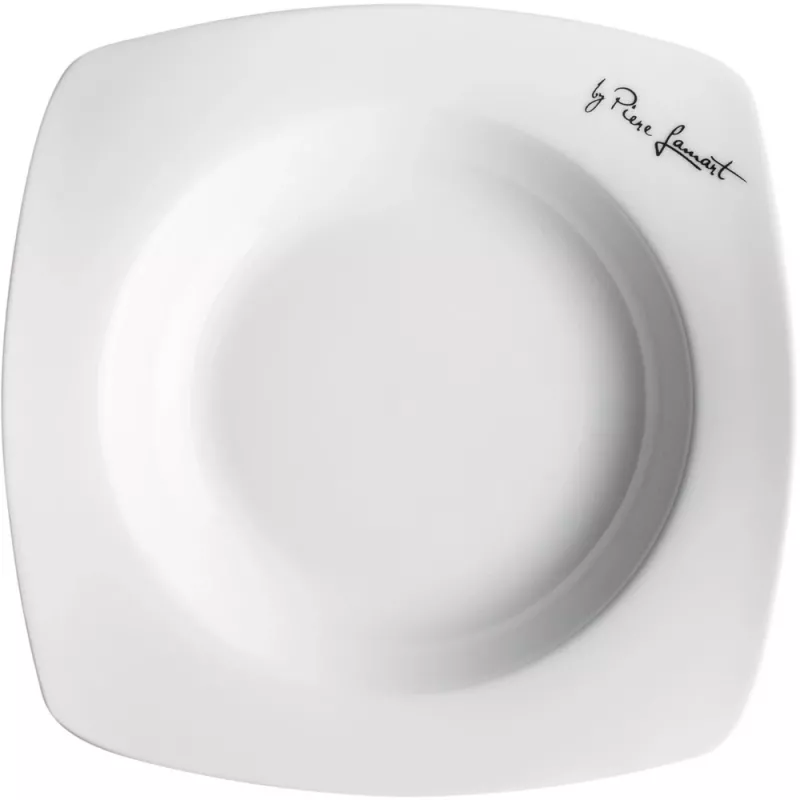 Galda piederumu komplekts LAMART LT9002 — 6 gab. porcelāna šķīvji: 2×25cm, 2×20cm, 2×17cm, balts